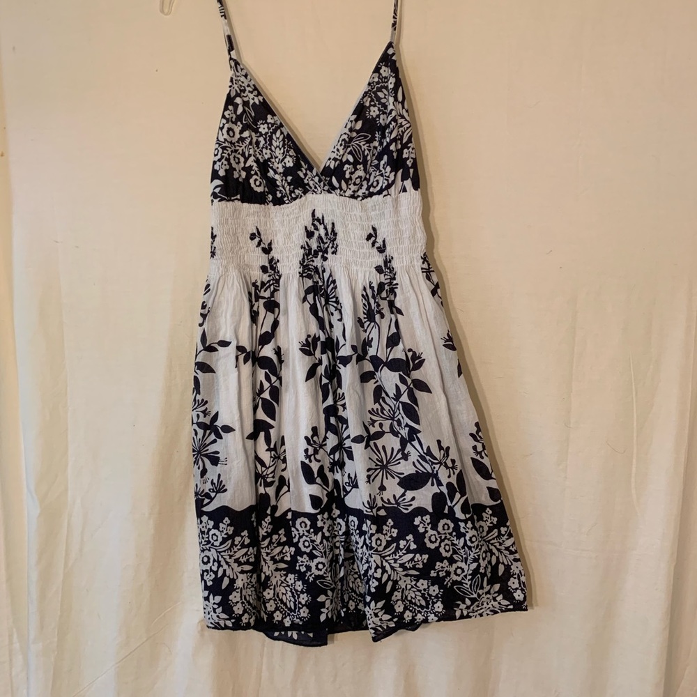 Blue and White Beach Dress